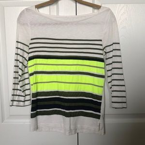Jcrew striped tee XS
